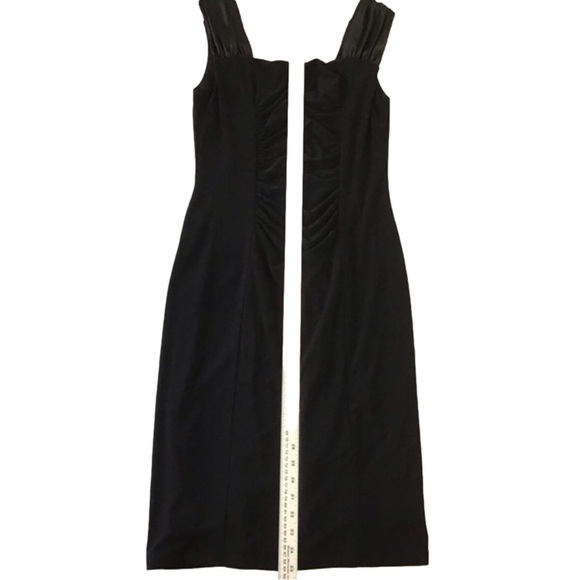 Joseph Ribkoff black dress silky sleeveless bodycon contemporary classic chic 8 - Picture 11 of 15